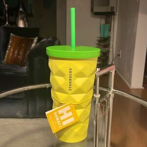 NWT 🍍Starbucks Hawaii Collection 16 OZ Pineapple Metal/Stainless Steel Tumbler